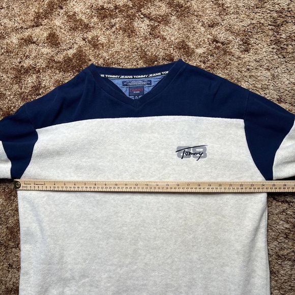 Tommy Jeans Sweater Men’s Extra Large Knit Long Sleeve Tommy 88 - Picture 6 of 12